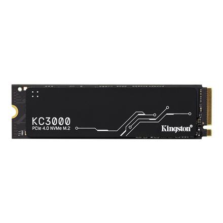 Kingston | SSD | KC3000 | 4096 GB | SSD form factor M.2 2280 | Solid-state drive interface PCIe NVMe Gen 4.0 x 4 | Read speed 7000 MB/s | Write speed 7000 MB/s SKC3000D/4096G