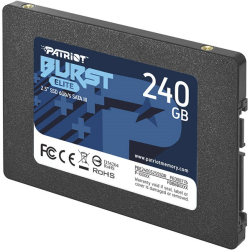 Patriot SSD drive 240GB Burst Elite 450/320MB/s SATA III 2.5
