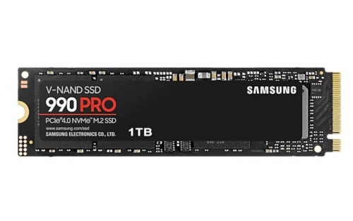 SSD|SAMSUNG|990 PRO|1TB|M.2|PCIE|NVMe|MLC|Write speed 6900 MBytes/sec|Read speed 7450 MBytes/sec|2.3mm|TBW 600 TB|MTBF 1500000 hours|MZ-V9P1T0BW