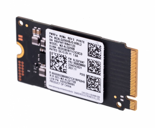 Samsung SSD 256GB M.2 PCIe MZALQ256HBJD-00BL2 2242 After the tests