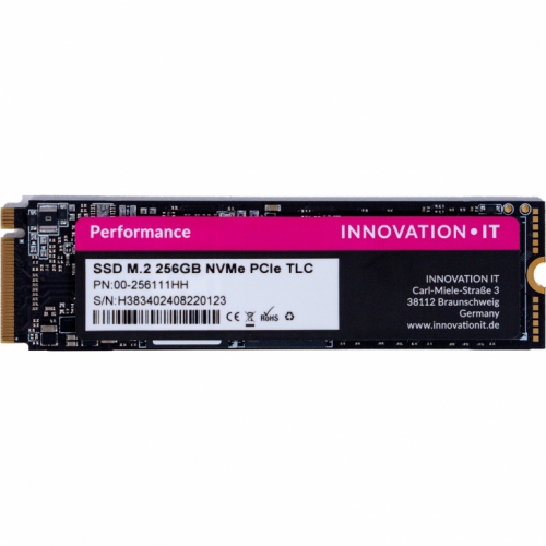 M.2 256GB InnovationIT Performance NVMe PCIe 3.0 x 4 BULK 137846