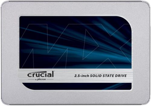 SSD|CRUCIAL|MX500|1TB|SATA 3.0|TLC|Write speed 510 MBytes/sec|Read speed 560 MBytes/sec|2,5