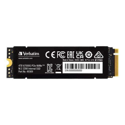 Verbatim Vi7000G PCIe NVMe M.2 SSD 4TB The Ultimate Gaming Solution