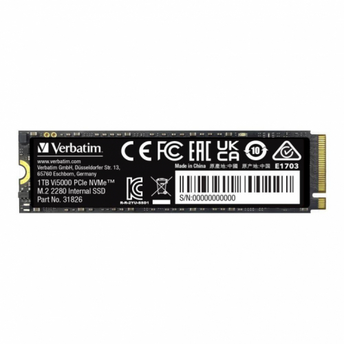 Verbatim Vi5000 PCIe NVMe M.2 SSD 1TB