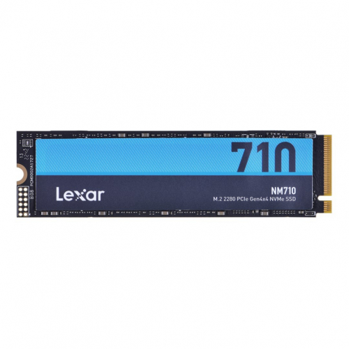 Lexar | M.2 NVMe SSD | NM710 | 500 GB | SSD form factor M.2 2280 | SSD interface PCIe Gen4x4 | Read speed 5000 MB/s | Write speed 2600 MB/s