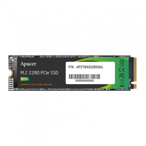 Dysk SSD Apacer AS2280Q4L 1TB M.2 PCIe Gen4x4 2280 (3600/3000 MB/s) 3D NAND