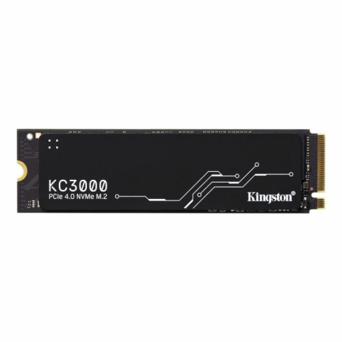 SSD|KINGSTON|KC3000|512GB|M.2|NVMe|3D TLC|Write speed 3900 MBytes/sec|Read speed 7000 MBytes/sec|TBW 400 TB|MTBF 1800000 hours|SKC3000S/512G