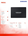 Samsung SSD PM9A3 U.2DCT 1920GB MZQL21T9HCJR-00W07 NVMe