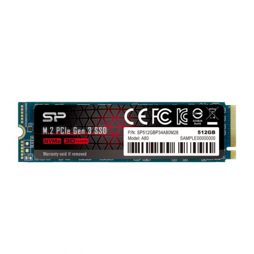 Silicon Power P34A80 M.2 512 GB PCI Express 3.0 SLC NVMe