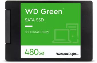 SSD|WESTERN DIGITAL|Green|480GB|SATA 3.0|SLC|Read speed 545 MBytes/sec|2,5