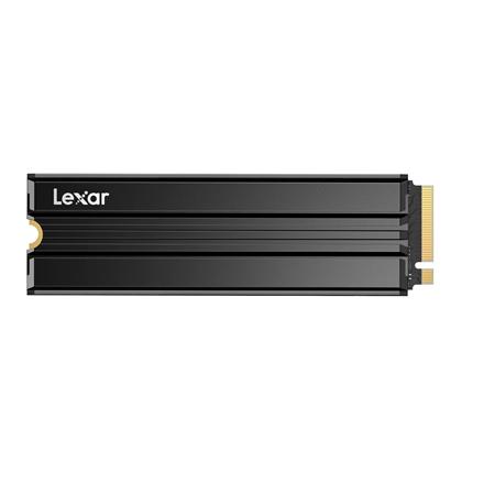 Lexar | SSD | NM790 with Heatsink | 1000 GB | SSD form factor M.2 2280 | Solid-state drive interface PCIe Gen 4×4 | Read speed 7400 MB/s | Write speed 6500 MB/s LNM790X001T-RN9NG