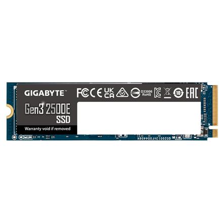 Gigabyte G325E1TB | 1000 GB | Solid-state drive interface PCIe 3.0x4, NVMe1.3 | Read speed 2400 MB/s | Write speed 1800 MB/s G325E1TB