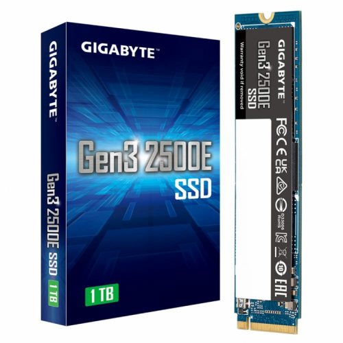 Gigabyte G325E1TB | 1000 GB | SSD interface PCIe 3.0x4, NVMe1.3 | Read speed 2400 MB/s | Write speed 1800 MB/s