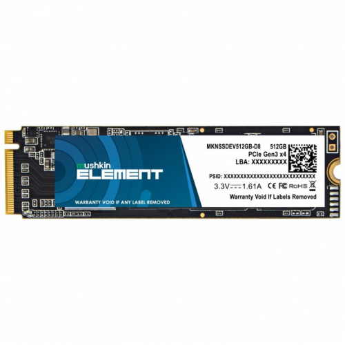 M.2 512GB Mushkin Element NVMe PCIe3.0 x 4