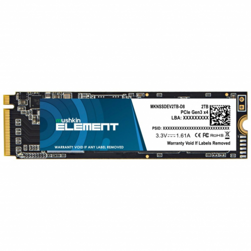 M.2 2TB Mushkin Element NVMe PCIe3.0 x 4