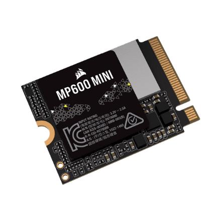 Corsair MP600 MINI | 1000 GB | SSD form factor M.2 2230 | Solid-state drive interface PCIe Gen4x4 | Read speed 7000 MB/s | Write speed 6200 MB/s CSSD-F1000GBMP600MNR2