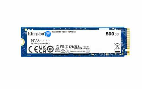 Kingston SSD NV3 500GB M.2 2280 PCI-e 4.0 NVMe 6000/2200