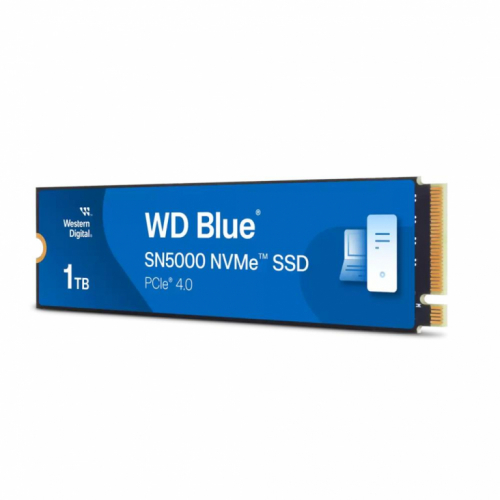 SSD|WESTERN DIGITAL|Blue SN5000|1TB|M.2|PCIe Gen4|NVMe|Write speed 4900 MBytes/sec|Read speed 5150 MBytes/sec|2.38mm|TBW 600 TB|WDS100T4B0E