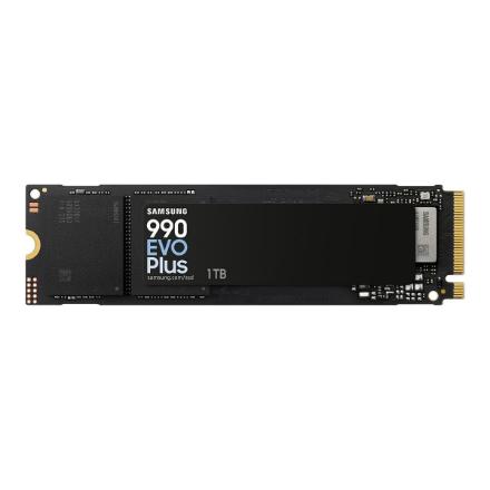 Samsung SSD | 990 EVO Plus | 1000 GB | SSD form factor M.2 2280 | Solid-state drive interface NVMe | Read speed 7250 MB/s | Write speed 6300 MB/s MZ-V9S1T0BW