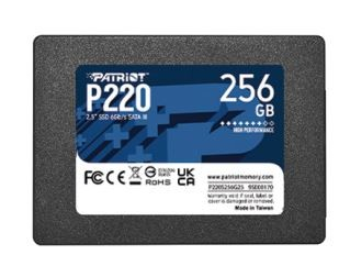 Patriot SSD drive P220 256GB 550/480 MB/s SATA III 2.5