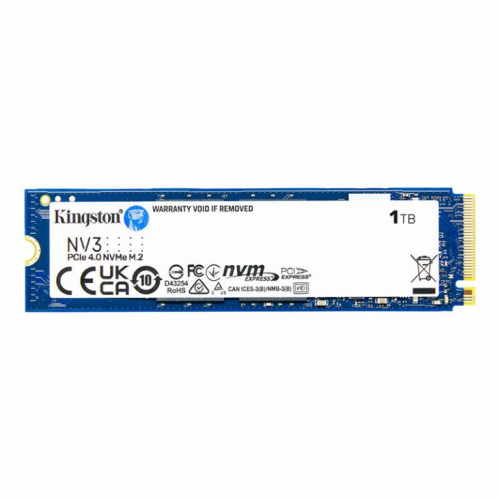 Kingston NV3, 1 TB, M.2, PCIe 4.0, sinine - SSD / SNV3S/1000G