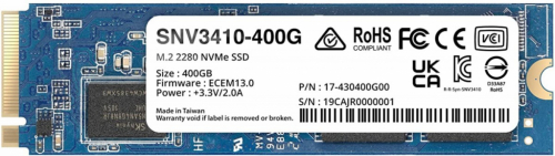 Synology SSD drive SATA 400GB M2 2280 SNV3410-400G