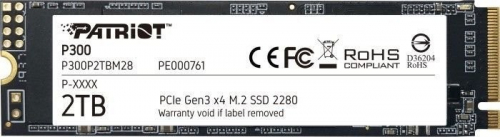 Patriot SSD 2TB P300 M.2 PCIe 2280 2100/1650