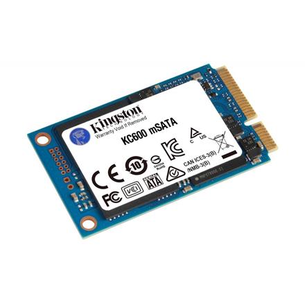 Kingston | KC600 | 256 GB | Solid-state drive interface mSATA | Read speed 550 MB/s | Write speed 500 MB/s SKC600MS/256G