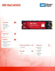 Western Digital Disc SSD Red SSD 2TB M.2 2280 SA 500 WDS200T1R0B