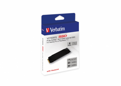 Verbatim Vi7000G PCIe NVMe M.2 SSD 4TB The Ultimate Gaming Solution