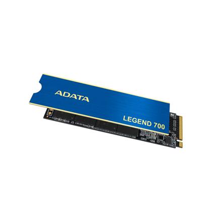 ADATA | LEGEND 700 | 512 GB | SSD form factor M.2 2280 | Solid-state drive interface PCIe Gen3x4 | Read speed 2000 MB/s | Write speed 1600 MB/s ALEG-700-512GCS