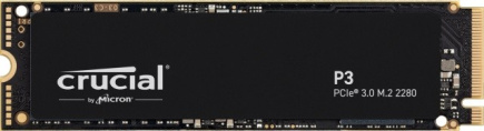 Crucial P3 - SSD - 1 TB - internal - M.2 2280 - PCIe 3.0 (NVMe) - 3500/3000 MB/s - 220TBW - 5YW