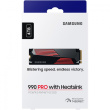 M.2 4TB Samsung 990 PRO Heatsink NVMe PCIe 4.0 x 4 retail 136800