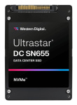 Western Digital Ultrastar DC SN655 15.3 TB U.3 PCI Express 4.0 NVMe TLC 3D NAND SE (0TS2460)