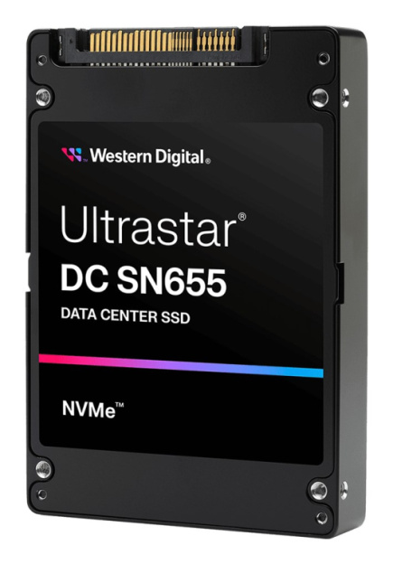Western Digital Ultrastar DC SN655 15.3 TB U.3 PCI Express 4.0 NVMe TLC 3D NAND SE (0TS2460)