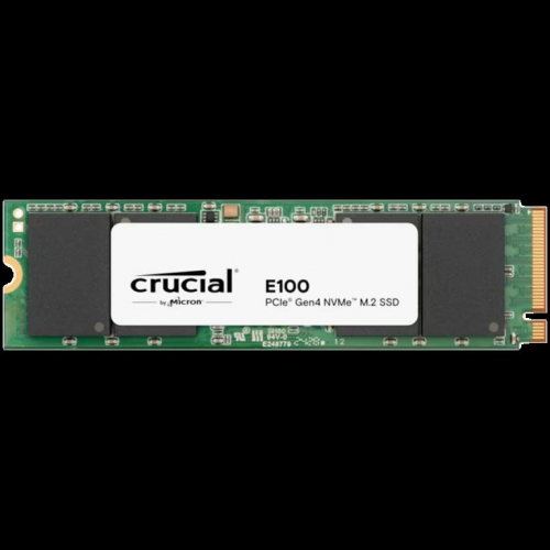 Crucial E100 480GB SSD PCIe 4.0 Gen4 M.2 2280 NVMe, Read/Write: 4500/2500 MB/s