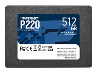 PATRIOT P220 SATA 3 512GB SSD 550/500MB/s