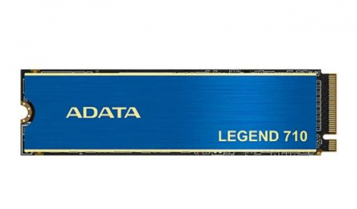 SSD|ADATA|LEGEND 710|512GB|M.2|PCIE|NVMe|3D NAND|Write speed 1000 MBytes/sec|Read speed 2400 MBytes/sec|TBW 130 TB|MTBF 1500000 hours|ALEG-710-512GCS