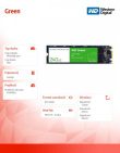 Western Digital SSD drive Green 240GB SATA M.2 2280 WDS240G3G0B