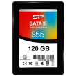 Silicon Power | Slim S55 | 120 GB | Solid-state drive interface SATA | Read speed 550 MB/s | Write speed 420 MB/s SP120GBSS3S55S25