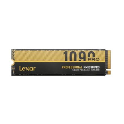 Lexar SSD | NM1090 Pro | 4000 GB | SSD form factor M.2 2280 | Solid-state drive interface PCIe Gen 5x4 | Read speed 14000 MB/s | Write speed 13000 MB/s LNM109P004T-RNNNG