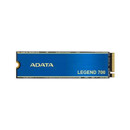 ADATA LEGEND 700 | 256 GB | SSD form factor M.2 2280 | Solid-state drive interface PCIe Gen3 x4 | Read speed 2000 MB/s | Write speed 1600 MB/s ALEG-700-256GCS