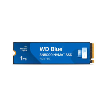 WD Blue SN5000 WDS100T4B0E - SSD - 1 TB - internal - M.2 2280 - PCIe 4.0 x4 (NVMe) - 5,150/ 4,900MB/s - 730K/770K IOPS - 600TBW - 5YW