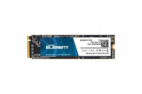 Mushkin Element 1 TB M.2 PCI Express 3.0 NVMe 3D NAND