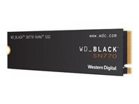 WD BLACK SN770 WDS100T3X0E - GAMING SSD - 1 TB - internal - M.2 2280 - PCIe 4.0 x4 (NVMe) - 5150 MBps (read) / 4900 MBps (write) - 740K/800K IOPS - 600TBW 5YW