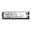 Kingston | SSD | KC3000 | 2048 GB | SSD form factor M.2 2280 | Solid-state drive interface PCIe 4.0 NVMe M.2 | Read speed 7000 MB/s | Write speed 7000 MB/s SKC3000D/2048G