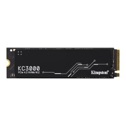 Kingston | SSD | KC3000 | 4096 GB | SSD form factor M.2 2280 | Solid-state drive interface PCIe NVMe Gen 4.0 x 4 | Read speed 7000 MB/s | Write speed 7000 MB/s SKC3000D/4096G