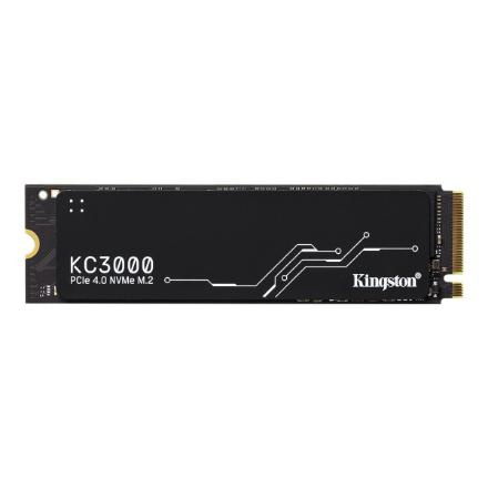 Kingston | SSD | KC3000 | 4096 GB | SSD form factor M.2 2280 | Solid-state drive interface PCIe NVMe Gen 4.0 x 4 | Read speed 7000 MB/s | Write speed 7000 MB/s SKC3000D/4096G