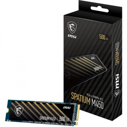 MSI SSD SPATIUM M450 500GB M.2 PCIe 4.0 3600/2300MB/s