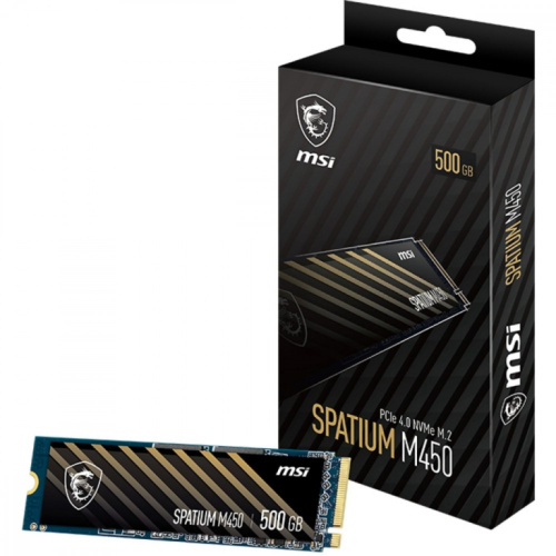 MSI SSD SPATIUM M450 500GB M.2 PCIe 4.0 3600/2300MB/s